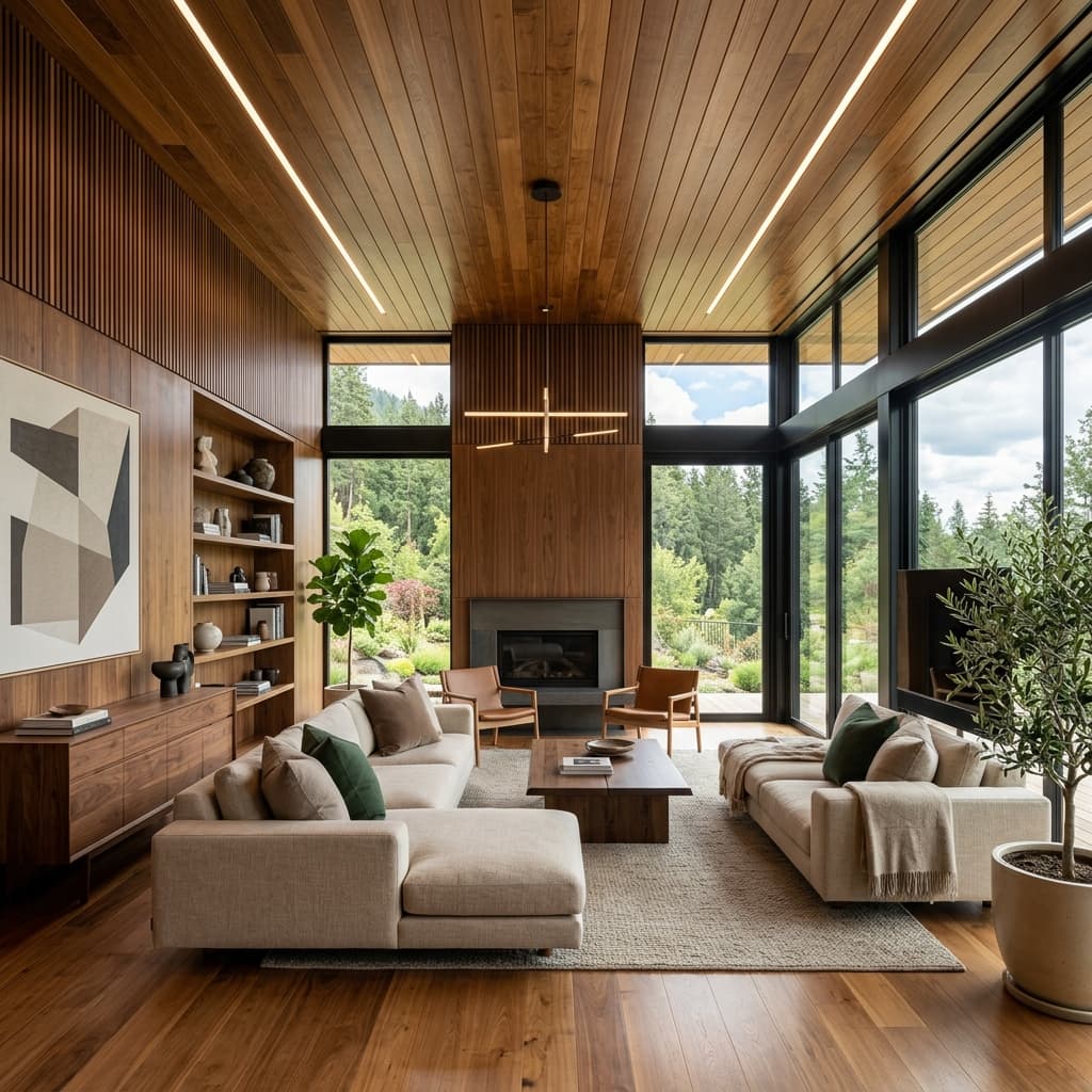 Wood Glazer interior finishing and bespoke wood detailing