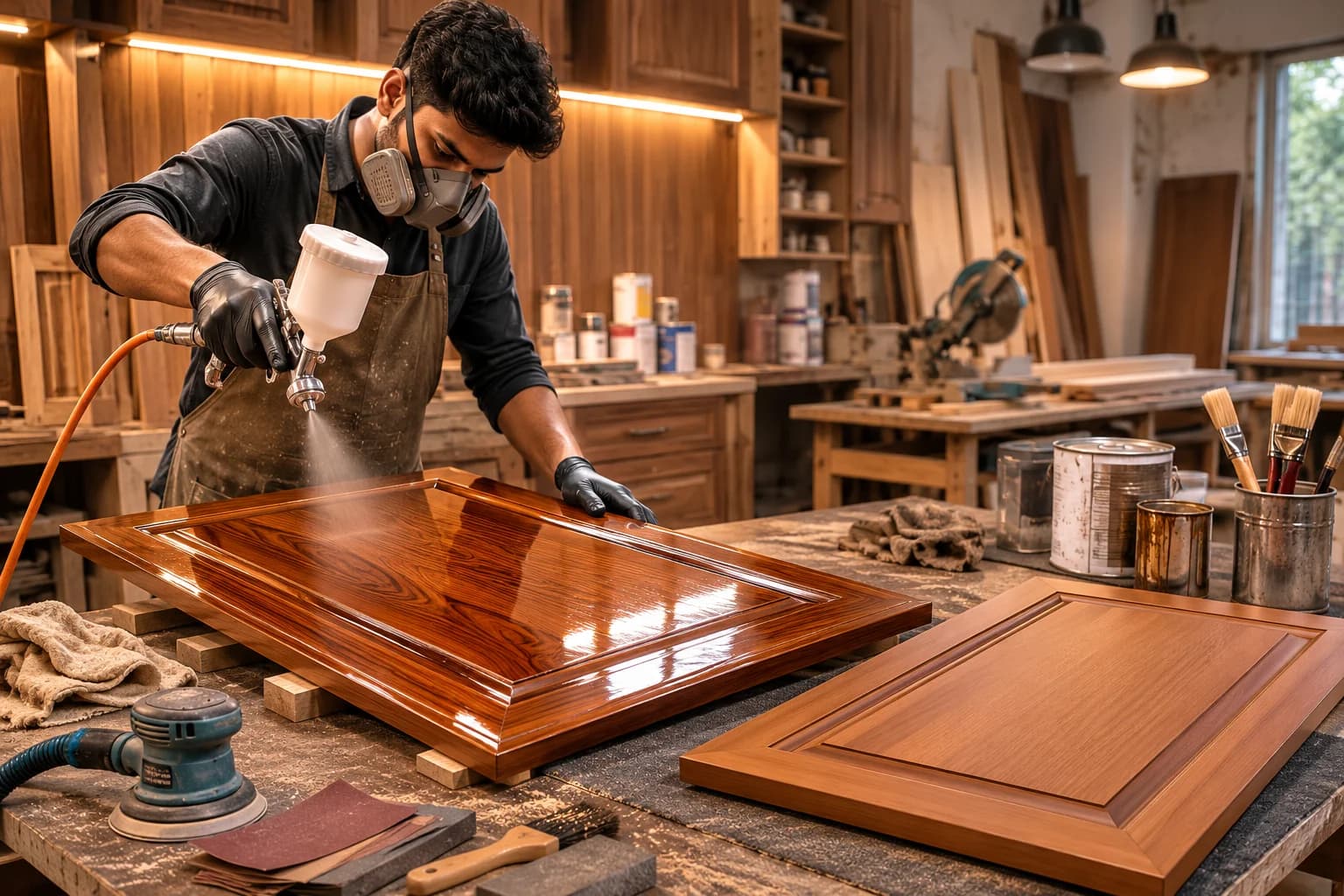 Melamine Polish vs PU Polish: How to Choose the Right Wood Polish for Your Furniture in Delhi NCR