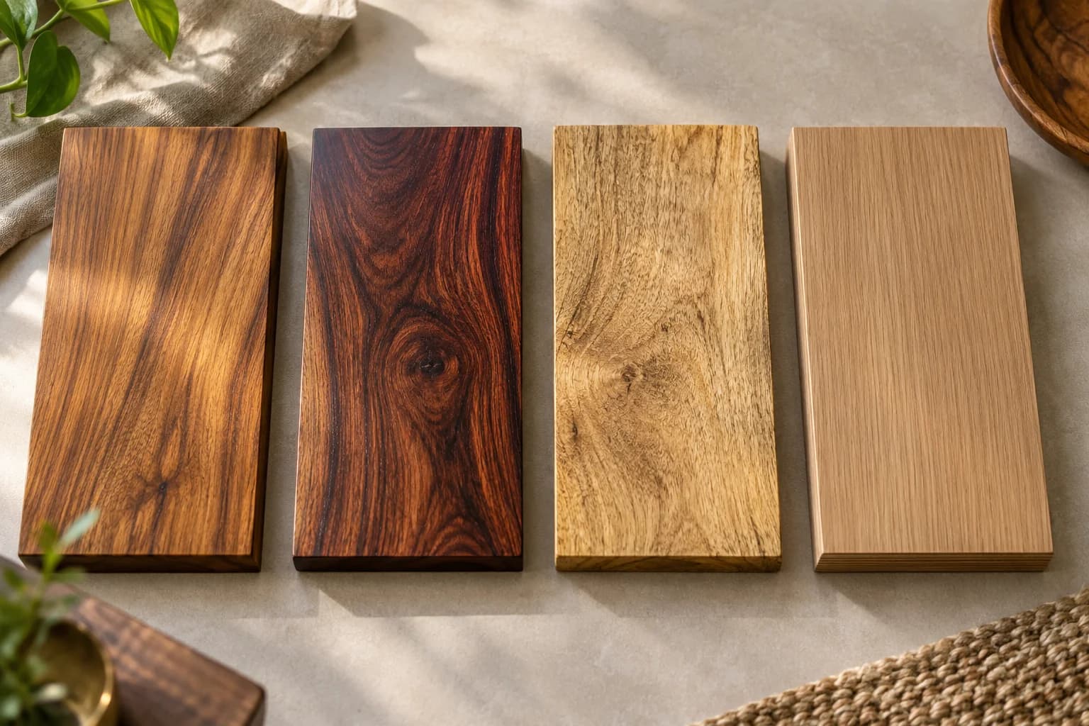 Teak vs Sheesham vs Mango Wood vs Engineered Wood: Choosing the Right Wood for Your Furniture in Delhi NCR (2026 Guide)